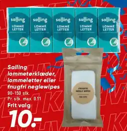 Bilka Salling lommetørklæder / servietter tilbud