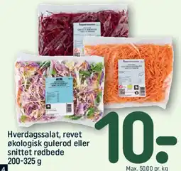 REMA 1000 Hverdagssalat, revet økologisk gulerod eller rødbede tilbud