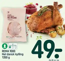 REMA 1000 Hel dansk kylling tilbud