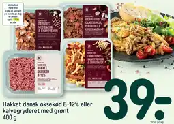 REMA 1000 Hakket dansk oksekød 8-12% tilbud