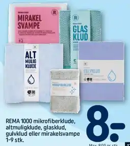 REMA 1000 REMA 1000 mikrofiberklude og klude tilbud