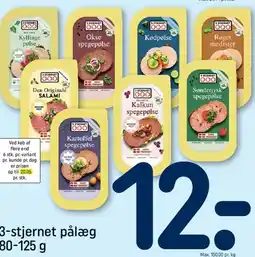 REMA 1000 3-stjernet pålæg (assorteret) tilbud