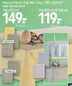 REMA 1000 Jacquardvævet dug tilbud