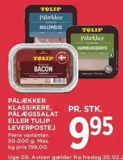 MENY Pålæg / Tulip leverpostej tilbud