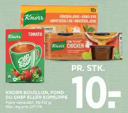 MENY Knorr bouillon / fond / kop­suppe tilbud