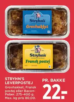 MENY Stryhns leverpostej tilbud