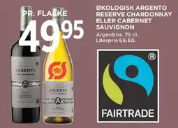 MENY Argento Reserve (økologisk) - Chardonnay eller Cabernet Sauvignon tilbud