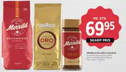 MENY Merrild eller Lavazza (kaffe) tilbud