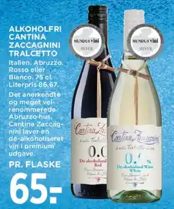 MENY Cantina Zaccagnini Tralcetto alkoholfri tilbud