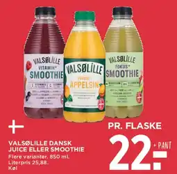 MENY Valsøllille dansk juice eller smoothie tilbud
