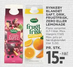 MENY Rynkeby / FrugtFrisk saft og drik tilbud