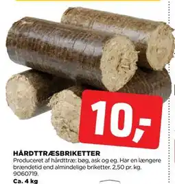 jem & fix HÅRDTTRÆSBRIKETTER tilbud