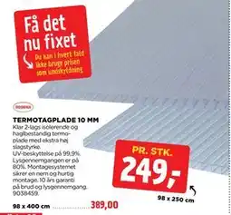 jem & fix TERMOTAGPLADE 10 MM tilbud