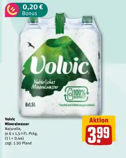 REWE DE Volvic Mineralwasser tilbud