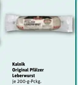 REWE DE Kalnik Original Pfälzer Leberwurst tilbud