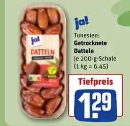 REWE DE Ja! tunesien: getrocknete datteln tilbud