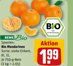 REWE DE REWE Bio Spanien: Bio Mandarinen tilbud