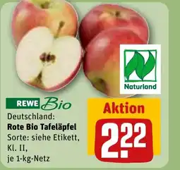 REWE DE REWE Bio Deutschland: Rote Bio Tafeläpfel tilbud
