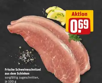 REWE DE Frische Schweineschnitzel aus dem Schinken tilbud