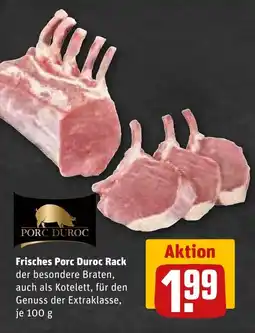 REWE DE Porc duroc frisches porc duroc rack tilbud