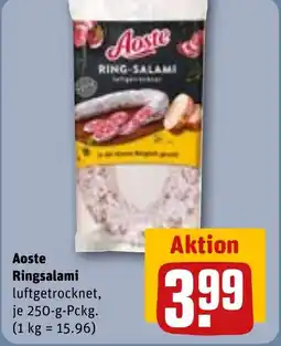 REWE DE Aoste Ringsalami tilbud