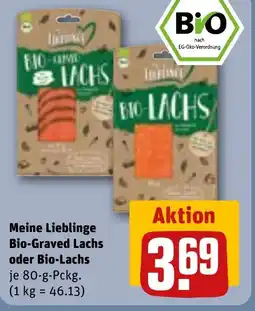 REWE DE Meine Lieblinge Bio-Graved Lachs oder Bio-Lachs tilbud