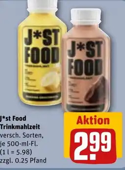 REWE DE J*st Food Trinkmahlzeit tilbud