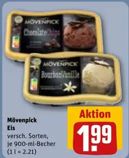 REWE DE Mövenpick Eis tilbud