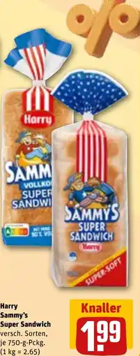 REWE DE Harry Sammy's Super Sandwich tilbud