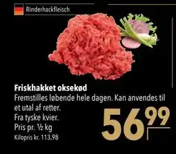 Citti Friskhakket oksekød tilbud