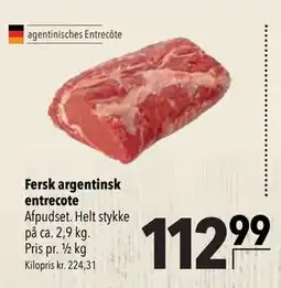 Citti Fersk argentinsk entrecote tilbud