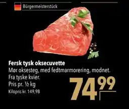 Citti Fersk tysk oksecuvette tilbud