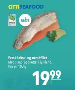 Citti Fersk lakse- og ørredfilet tilbud