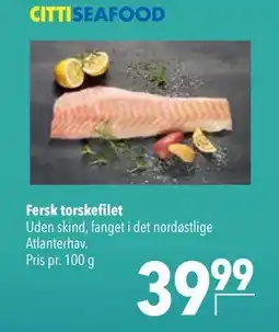 Citti Fersk torskefilet tilbud