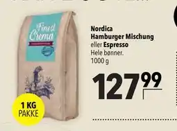Citti Nordica Hamburger Mischung eller Espresso tilbud