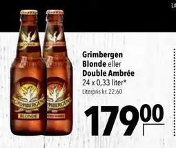 Citti Grimbergen Blonde eller Double Ambrée tilbud