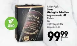 Citti Zensa Økologisk Primitivo Appassimento IGP tilbud