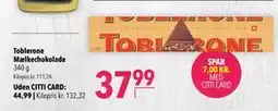 Citti Toblerone Mælkechokolade tilbud