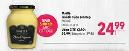 Citti Maille Fransk Dijon sennep tilbud