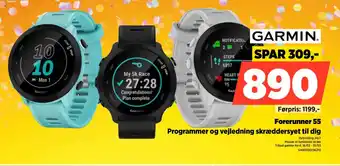 Power Garmin forerunner 55 programmer og vejledning skræddersyet til dig tilbud
