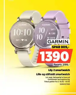 Power GARMIN Lille og stilfuldt smartwatch tilbud