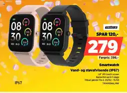 Power TRIACLE Smartwatch Vand- og støvafvisende (IP67) tilbud