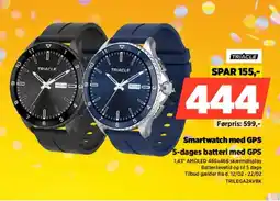 Power TRIACLE Smartwatch med GPS 5-dages batteri med GPS tilbud