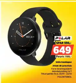 Power POLAR Unite træningsur Afdæk dit potentiale tilbud