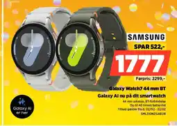 Power Samsung galaxy watch7.44 mm bt galaxy al nu på dit smartwatch tilbud