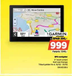 Power GARMIN GPS-navigator tilbud