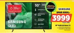 Power Samsung 50" qled 4k smart tv tilbud