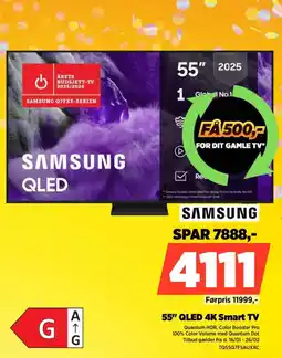 Power Samsung 55" qled 4k smart tv tilbud