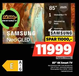 Power Samsung 85" 4k smart tv tilbud