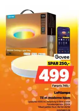 Power Loftlampe til et moderne hjem tilbud